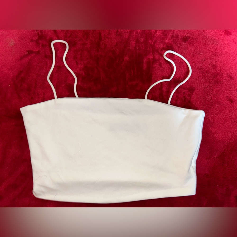 White crop top